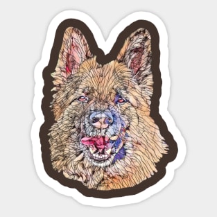 German Shepherd Sticker